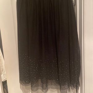 Tulle skirt with sparkle